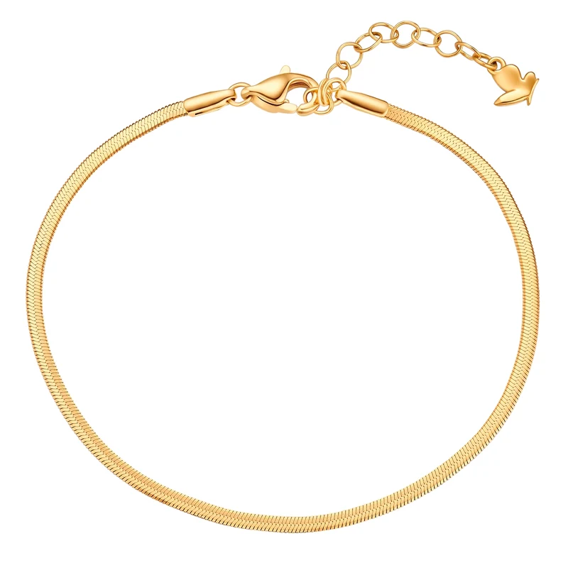 Schlangenarmband gold