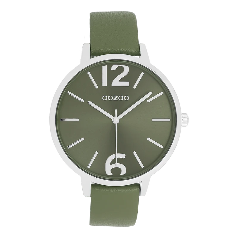 OOZOO Timepieces C11687 Damenuhr Khaki/Silber 42mm M| C11687
